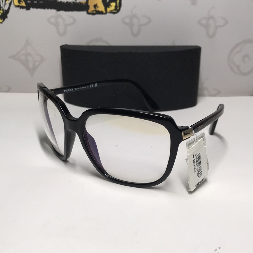 New Authentic Prada SPR 10V 1AB-09H Women’s Fashion Glasses – Black - Picture 3 of 15